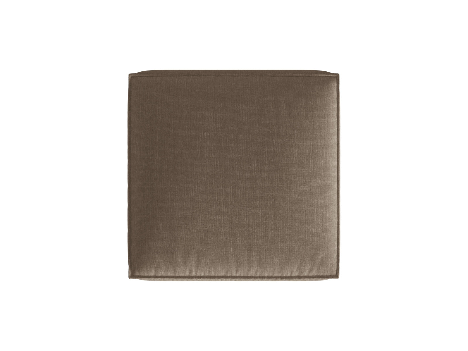 Moderner 1-Sitzer Pouf Nuria in ansprechendem Cappuccino-Liberty, perfekt für stilvolle Akzente und entspannte Momente im Wohnbereich.