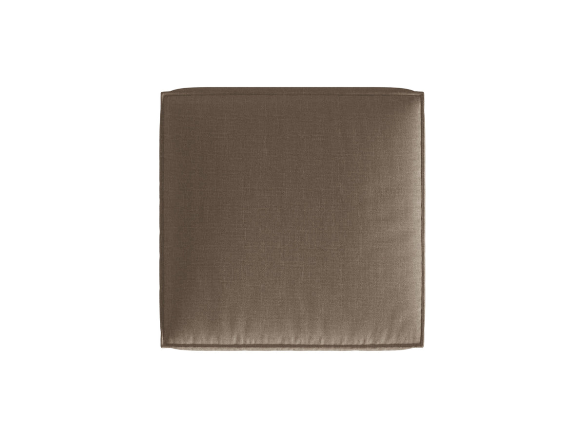 1-Sitzer Pouf Nuria in Cappuccino-Liberty präsentiert im Onlineshop von KAQTU Design AG. Pouf ist von Micadoni