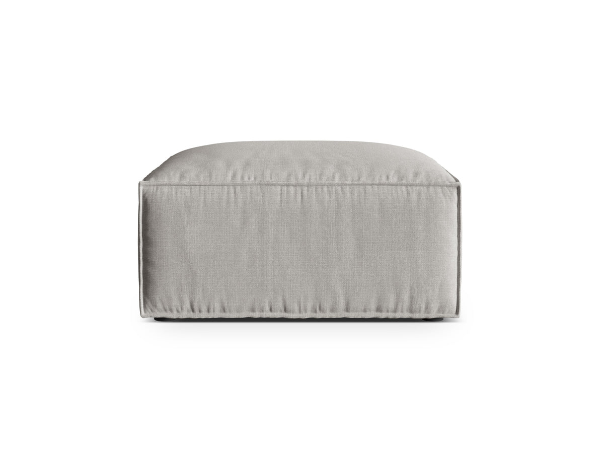 1-Sitzer Pouf Nuria in Light Grey-Liberty präsentiert im Onlineshop von KAQTU Design AG. Pouf ist von Micadoni