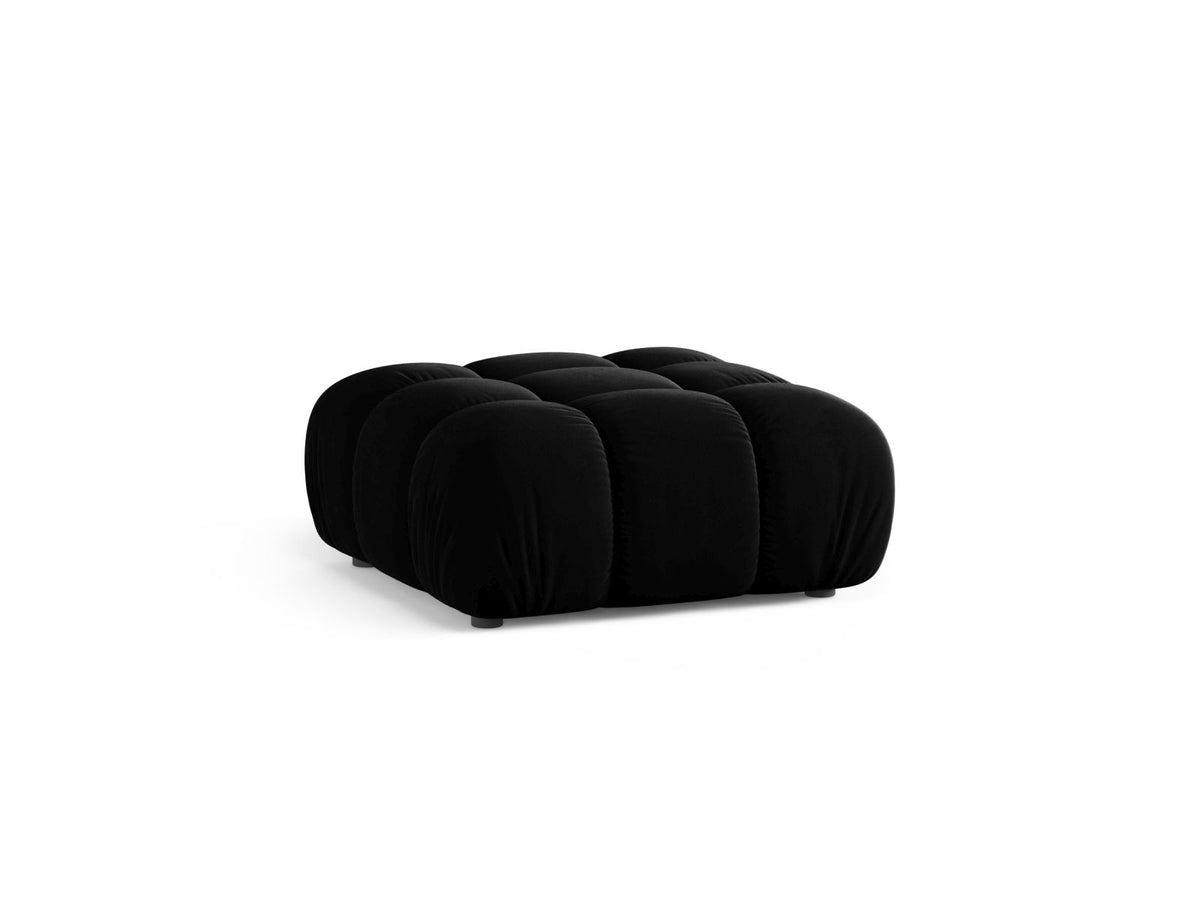 1-Sitzer Pouf Bellis in Black-Venus präsentiert im Onlineshop von KAQTU Design AG. Pouf ist von Micadoni