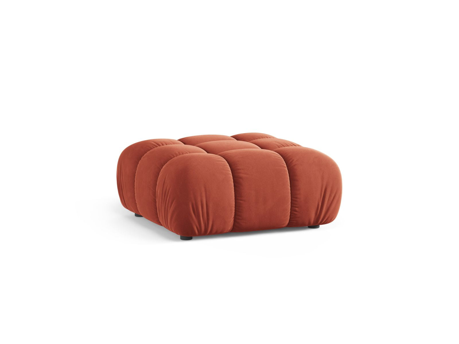 Stylischer 1-Sitzer Pouf Bellis in Coral-Venus, ideal für moderne Wohnräume. Hochwertige Verarbeitung von Micadoni.