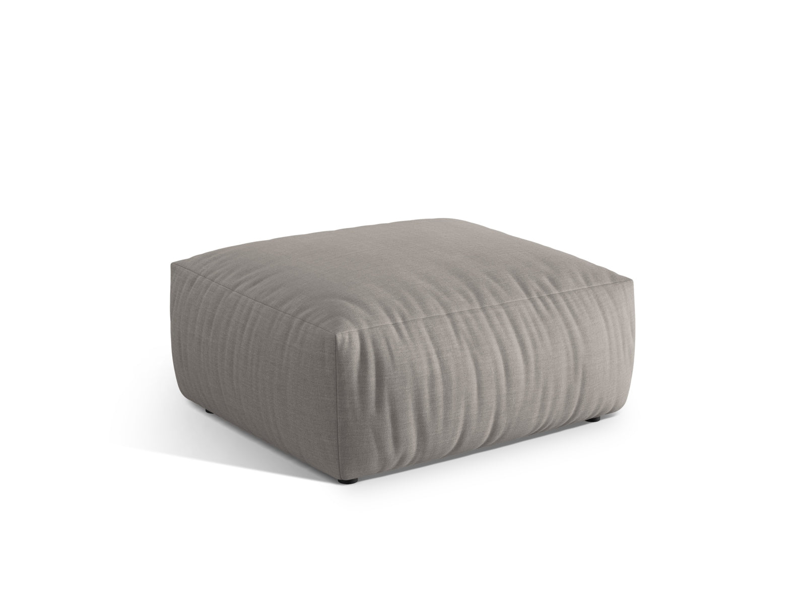 Chris Pouf 1 Sitzer in Natural-LINS präsentiert im Onlineshop von KAQTU Design AG. Modulares Sofa ist von Micadoni