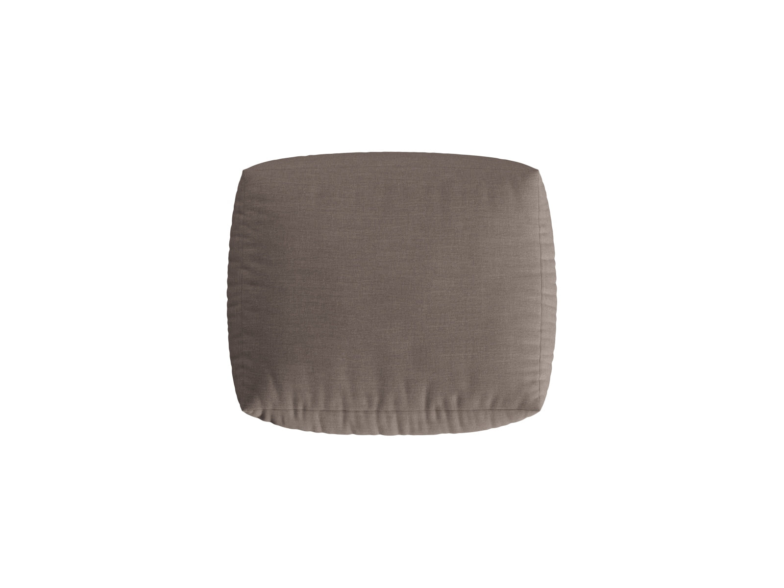 Chris Pouf 1 Sitzer in Warm grey-LINS präsentiert im Onlineshop von KAQTU Design AG. Modulares Sofa ist von Micadoni