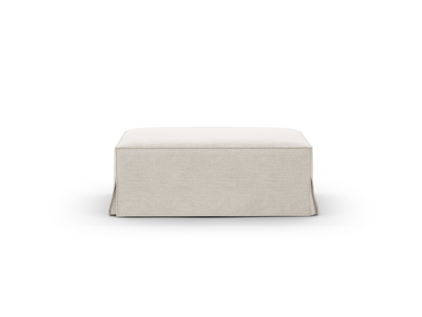 Jodie Pouf 1 Sitzer mit abnehmbaren Bezug in Natural-LINS präsentiert im Onlineshop von KAQTU Design AG. Modulares Sofa ist von Micadoni