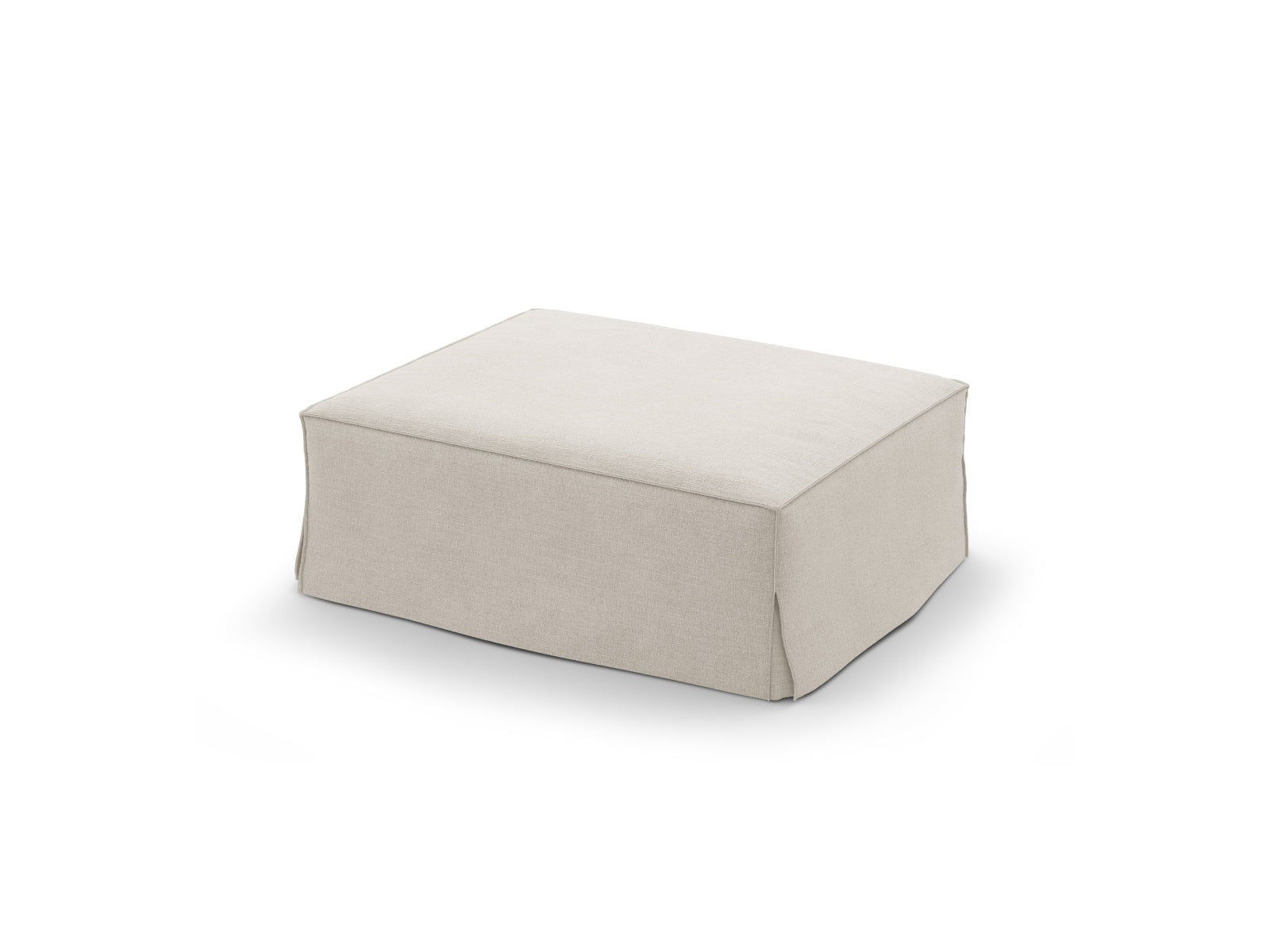 Jodie Pouf 1 Sitzer mit abnehmbaren Bezug in Natural-LINS präsentiert im Onlineshop von KAQTU Design AG. Modulares Sofa ist von Micadoni