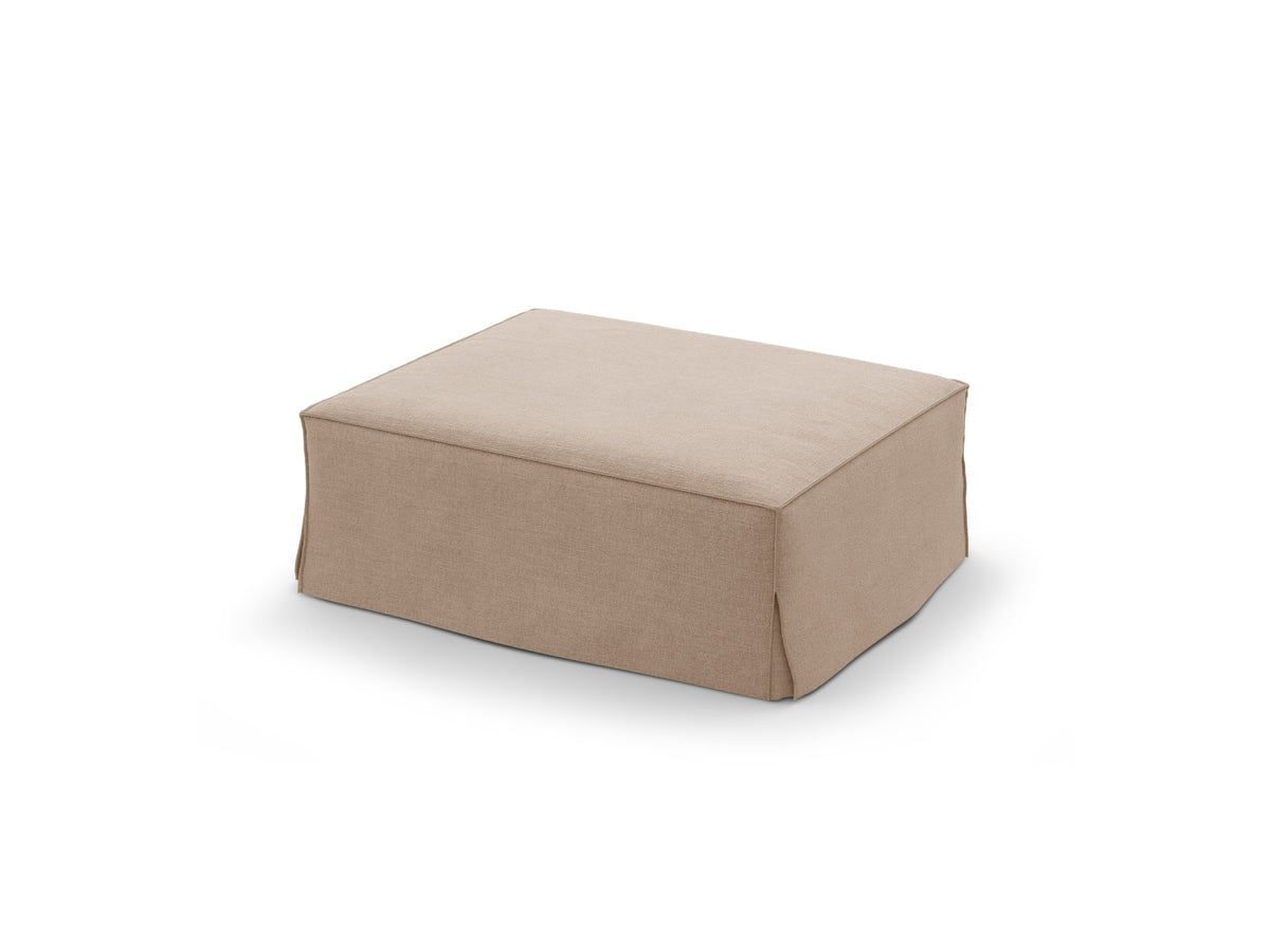Jodie Pouf 1 Sitzer mit abnehmbaren Bezug in Sand-LINS präsentiert im Onlineshop von KAQTU Design AG. Modulares Sofa ist von Micadoni