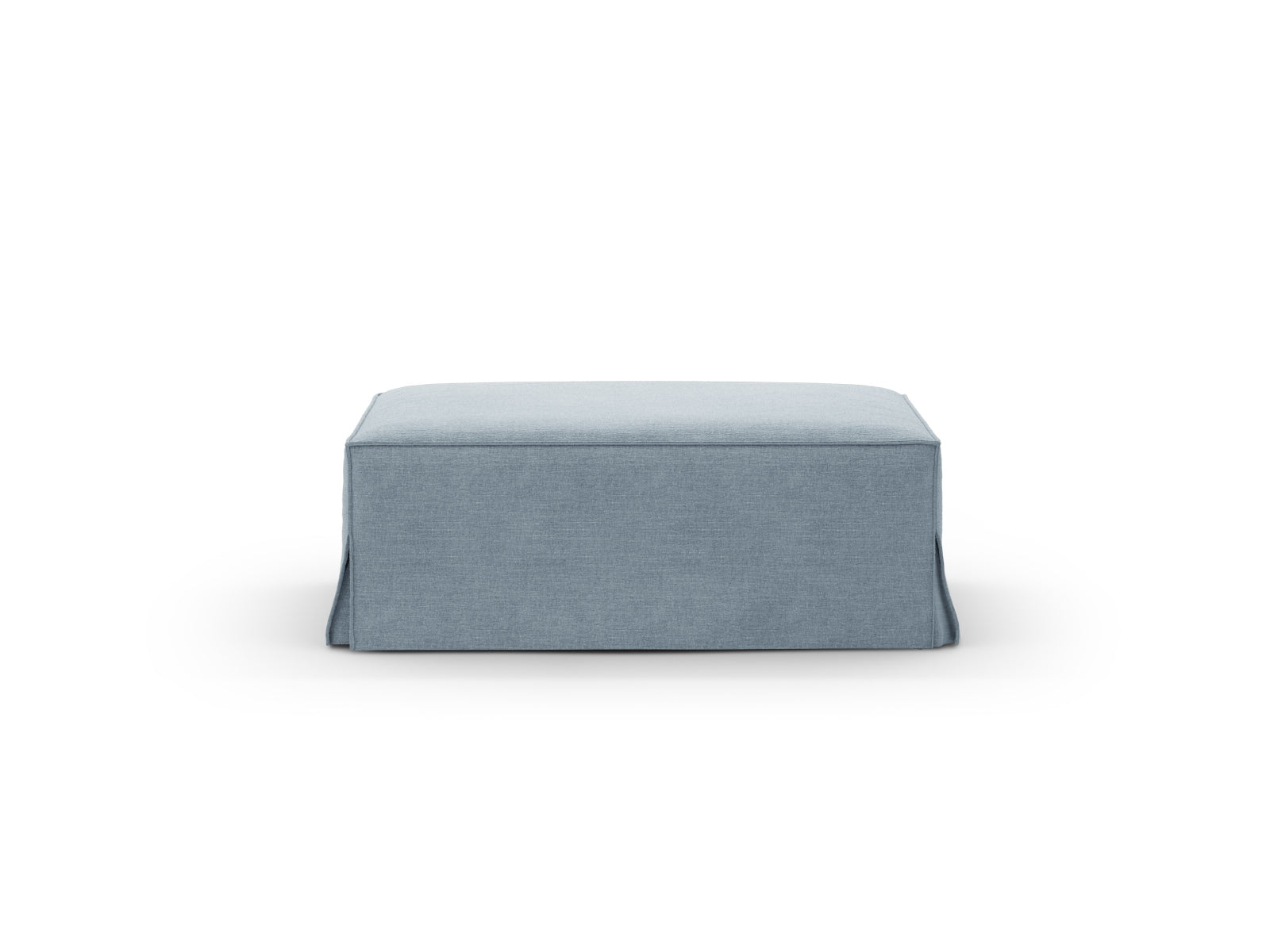 Jodie Pouf 1 Sitzer mit abnehmbaren Bezug in Muted Blue-LINS präsentiert im Onlineshop von KAQTU Design AG. Modulares Sofa ist von Micadoni