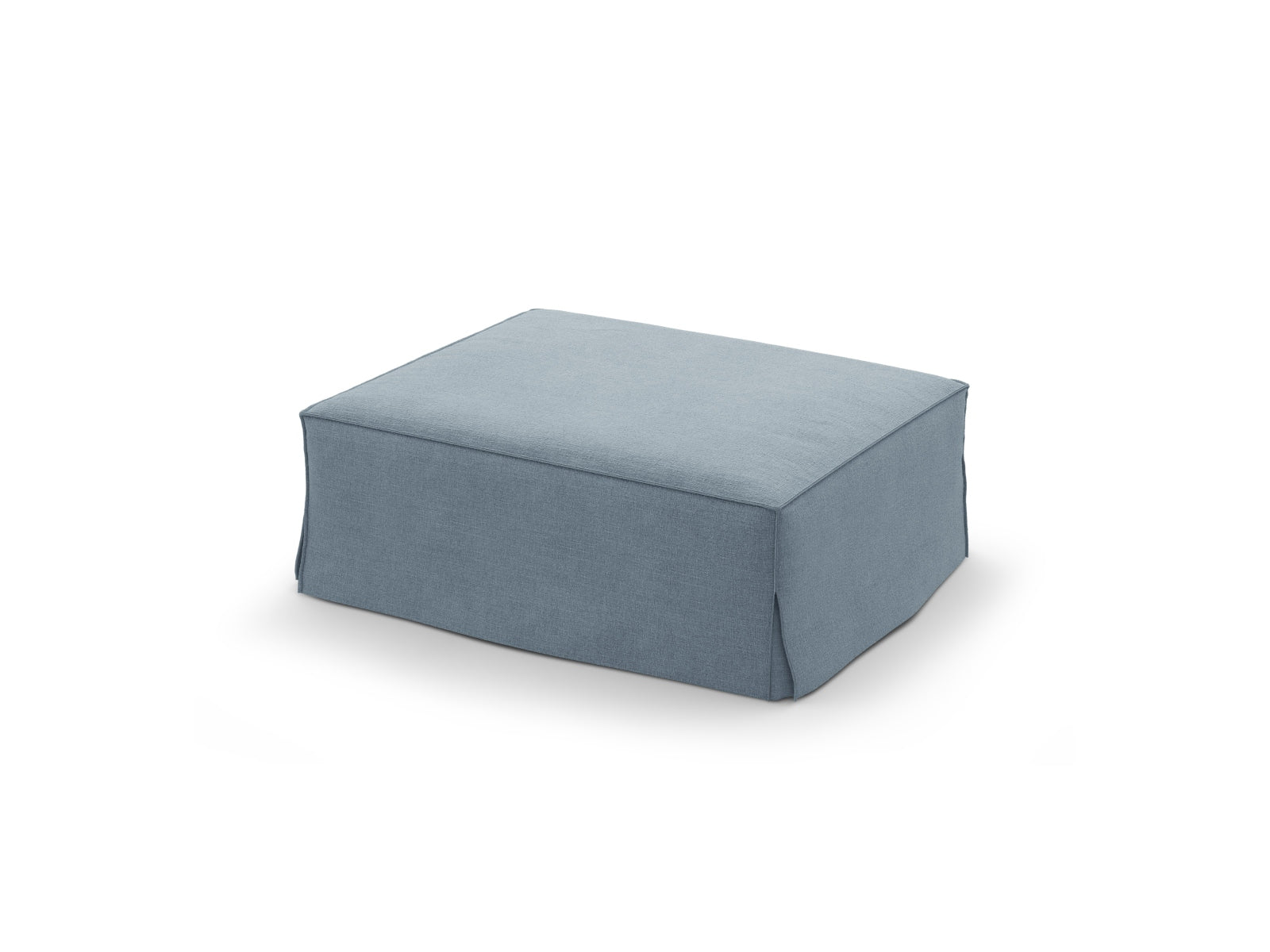 Jodie Pouf 1 Sitzer mit abnehmbaren Bezug in Muted Blue-LINS präsentiert im Onlineshop von KAQTU Design AG. Modulares Sofa ist von Micadoni