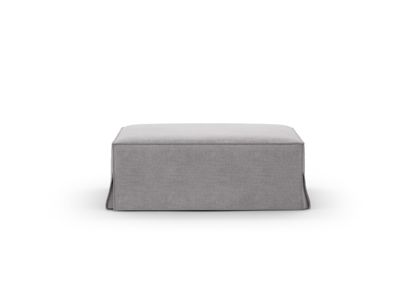 Jodie Pouf 1 Sitzer mit abnehmbaren Bezug in Warm grey-LINS präsentiert im Onlineshop von KAQTU Design AG. Modulares Sofa ist von Micadoni