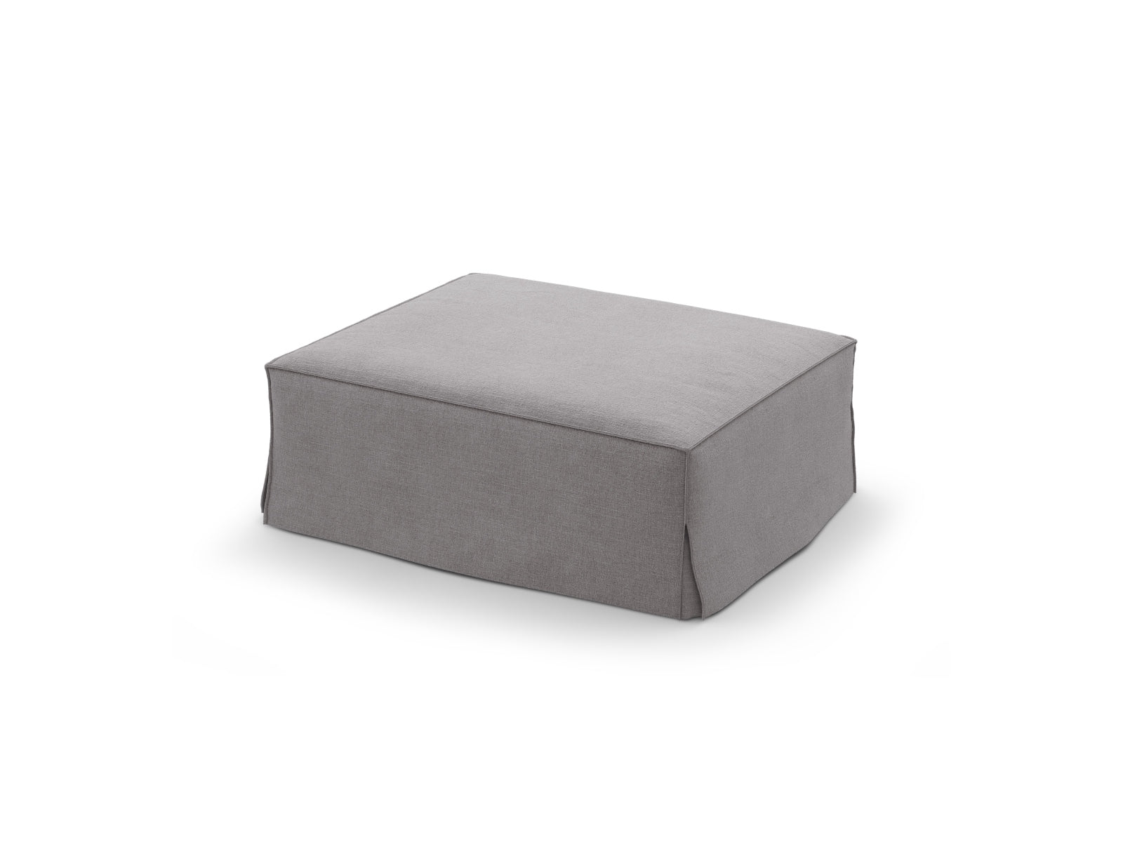 Jodie Pouf 1 Sitzer mit abnehmbaren Bezug in Warm grey-LINS präsentiert im Onlineshop von KAQTU Design AG. Modulares Sofa ist von Micadoni