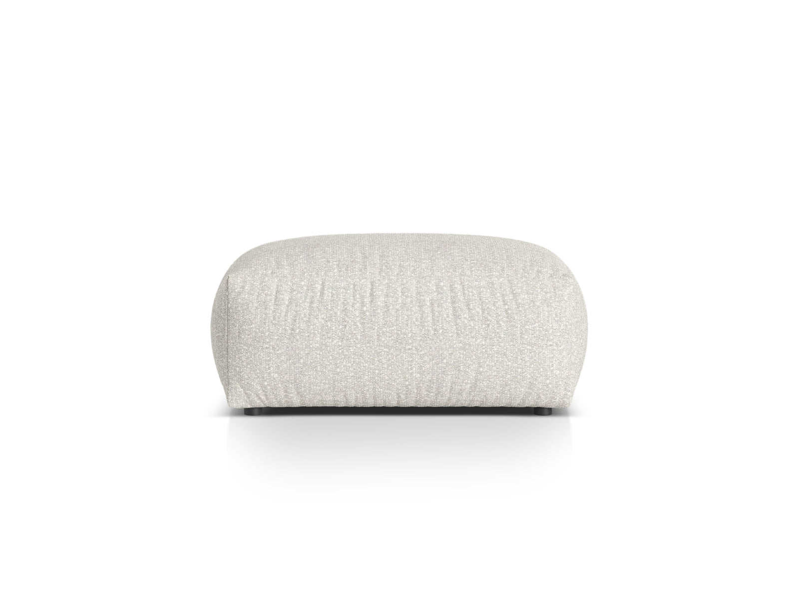 1-Sitzer Pouf Martina in Grey Beige Melange-Monet präsentiert im Onlineshop von KAQTU Design AG. Pouf ist von Micadoni