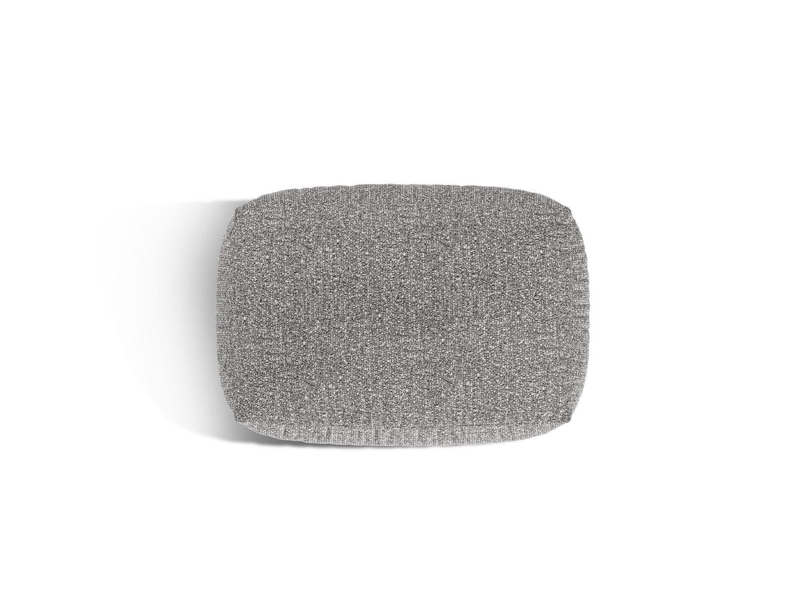 Moderner 1-Sitzer Pouf Martina in zeitlosem Graphit, ideal für gemütliche Wohnräume. Hochwertige Verarbeitung und ansprechendes Design von Micadoni.