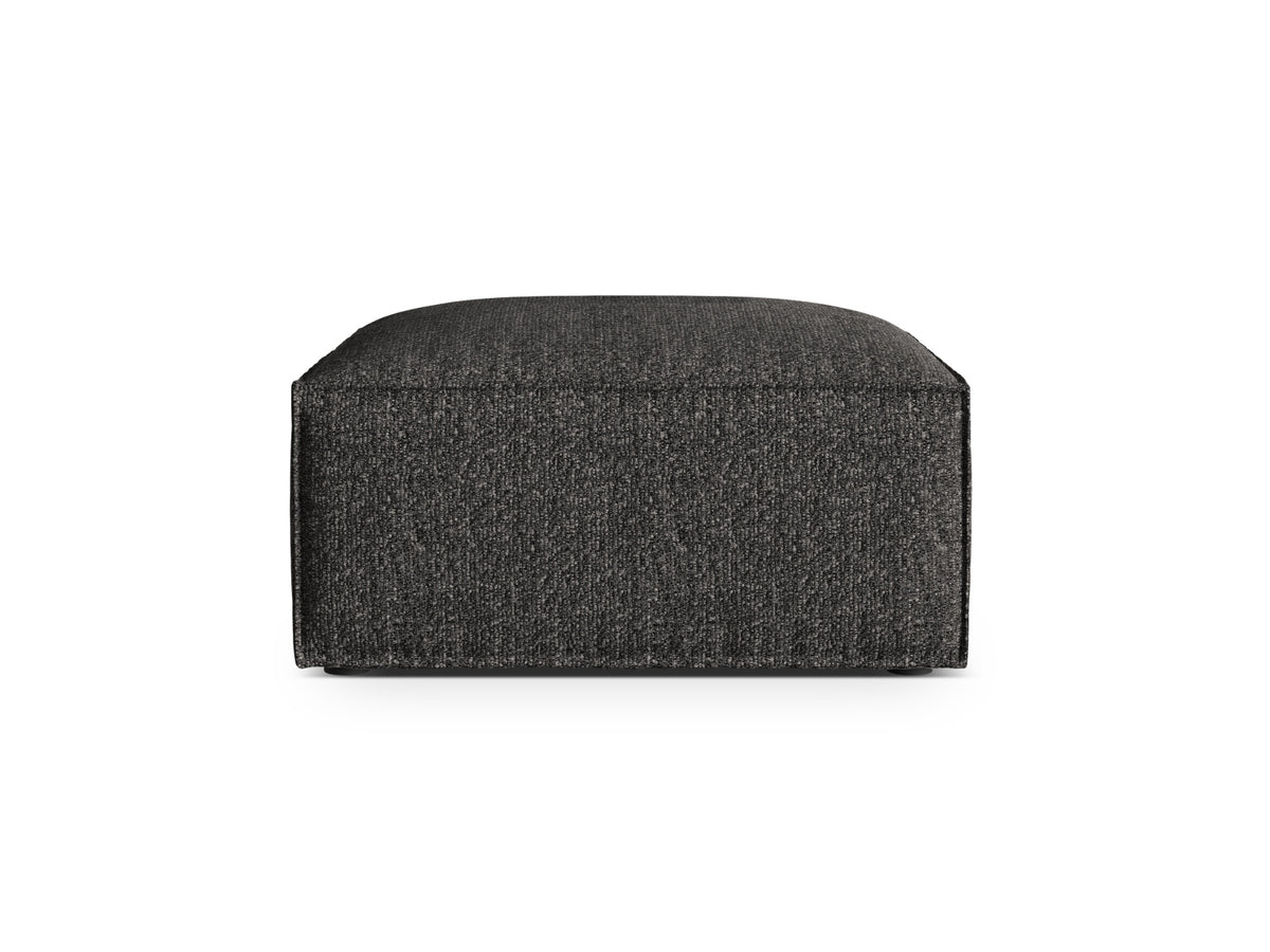 Nuria Boucle Pouf 1 Sitzer in Anthracite-Monet präsentiert im Onlineshop von KAQTU Design AG. Modulares Sofa ist von Micadoni