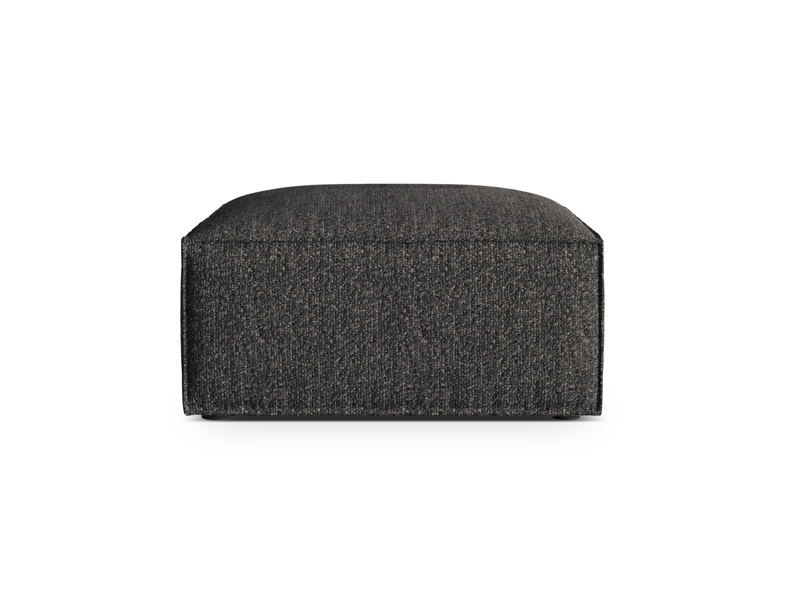 Nuria Boucle Pouf 1 Sitzer in Anthracite-Monet präsentiert im Onlineshop von KAQTU Design AG. Modulares Sofa ist von Micadoni