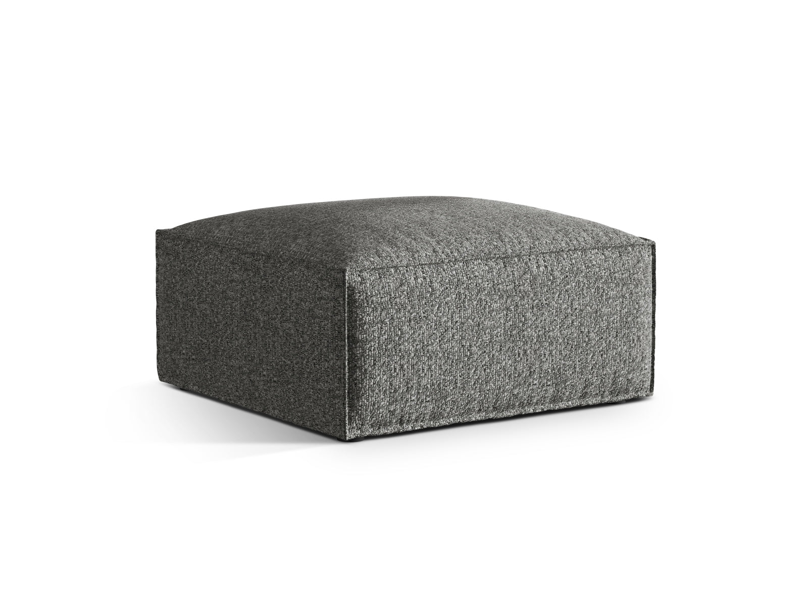 Nuria Boucle Pouf 1 Sitzer in Graphite-Monet präsentiert im Onlineshop von KAQTU Design AG. Modulares Sofa ist von Micadoni