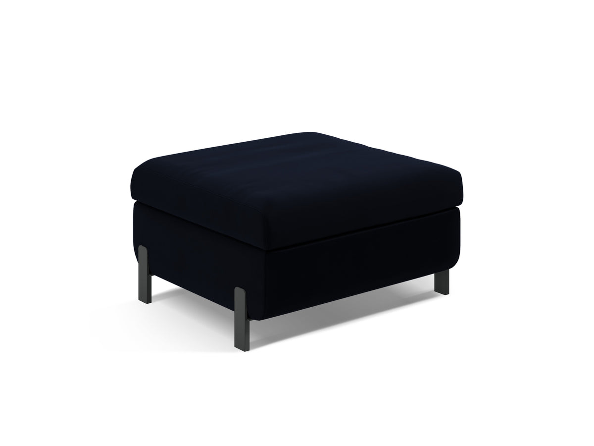 Gloria Velour Pouf mit Stauraum 1 Sitzer in Royal Blue-Salvador präsentiert im Onlineshop von KAQTU Design AG. Modulares Sofa ist von Micadoni