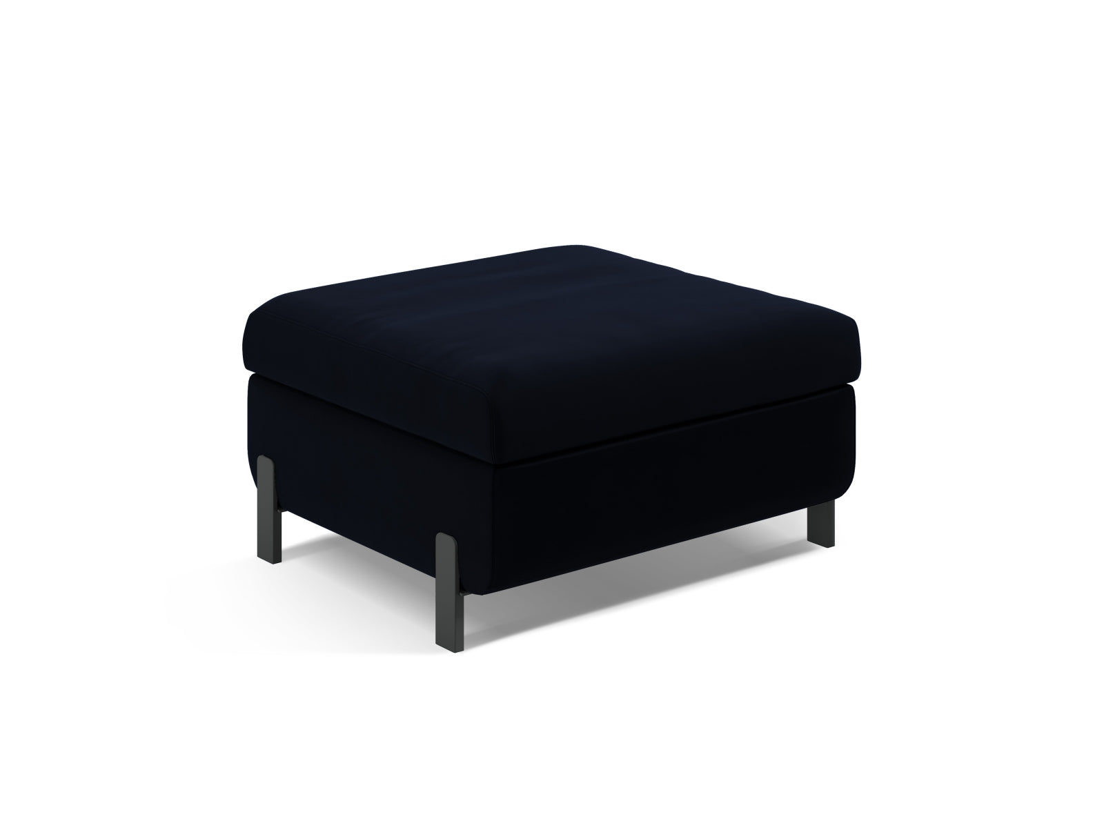 Gloria Velour Pouf mit Stauraum 1 Sitzer in Royal Blue-Salvador präsentiert im Onlineshop von KAQTU Design AG. Modulares Sofa ist von Micadoni