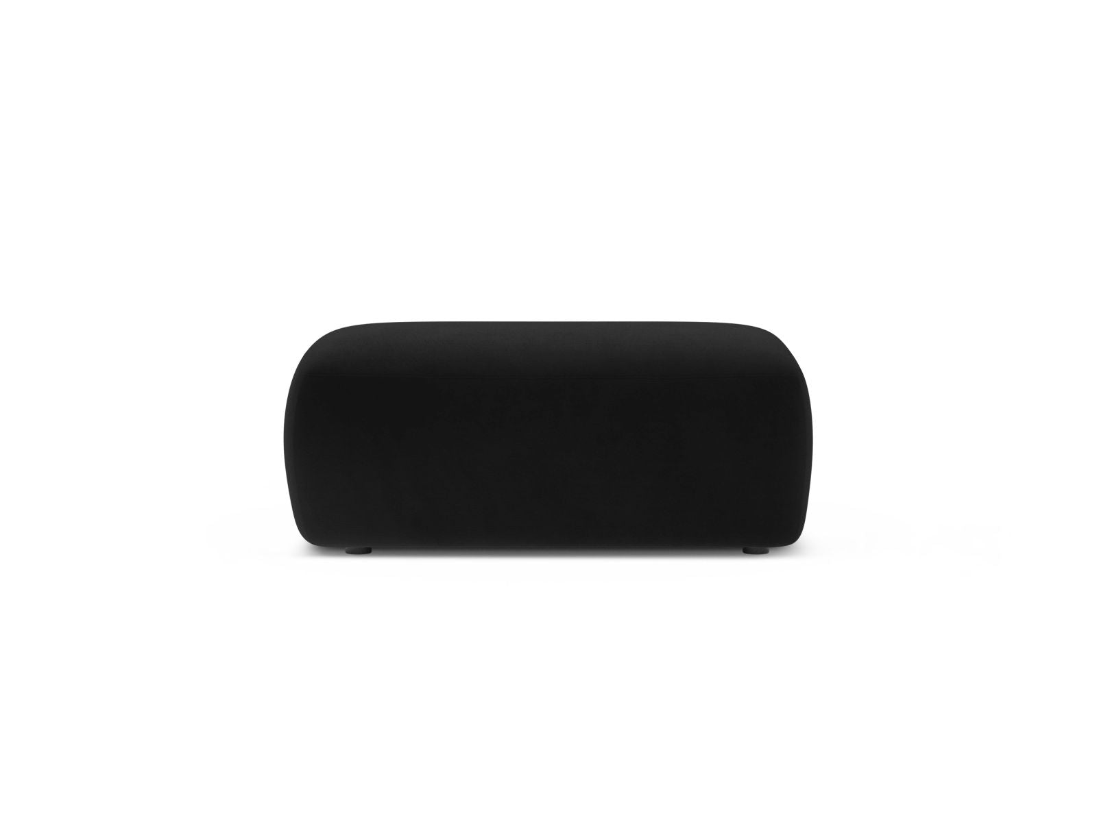 1-Sitzer Pouf Kate in Black-Salvador präsentiert im Onlineshop von KAQTU Design AG. Pouf ist von Micadoni