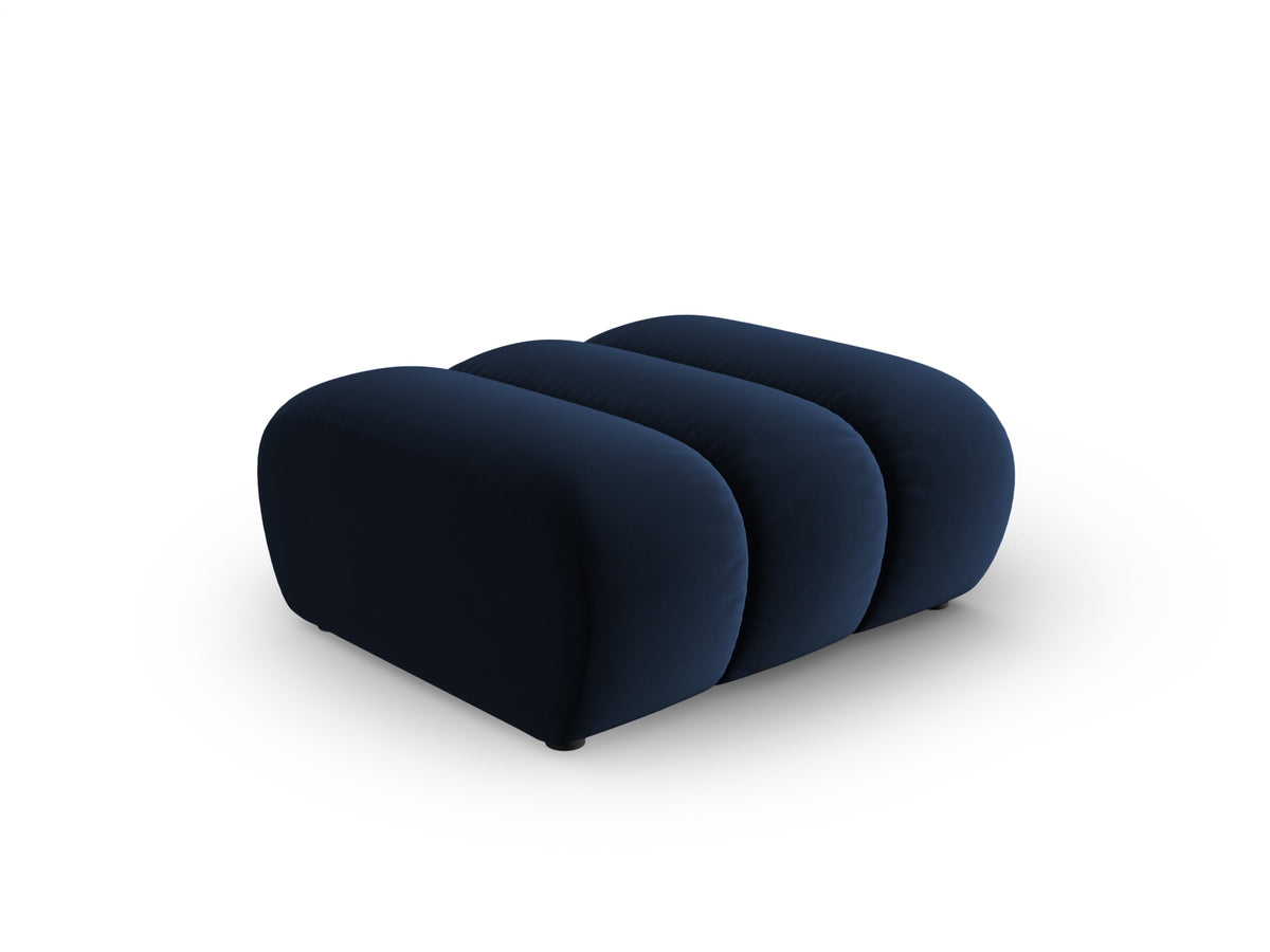 Lupine Velour Pouf 1 Sitz in Royal Blue-Salvador präsentiert im Onlineshop von KAQTU Design AG. Pouf ist von Micadoni