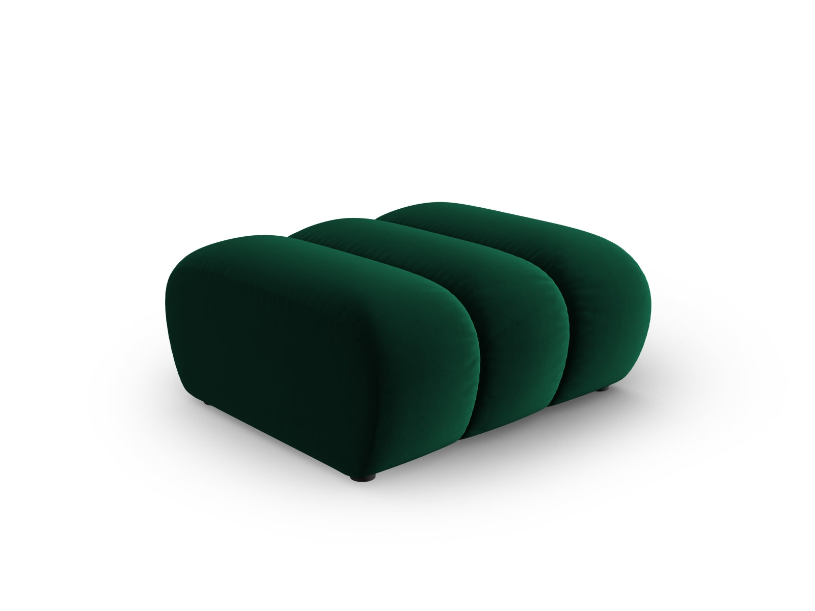 Lupine Velour Pouf 1 Sitz in Bottle Green-Salvador präsentiert im Onlineshop von KAQTU Design AG. Pouf ist von Micadoni