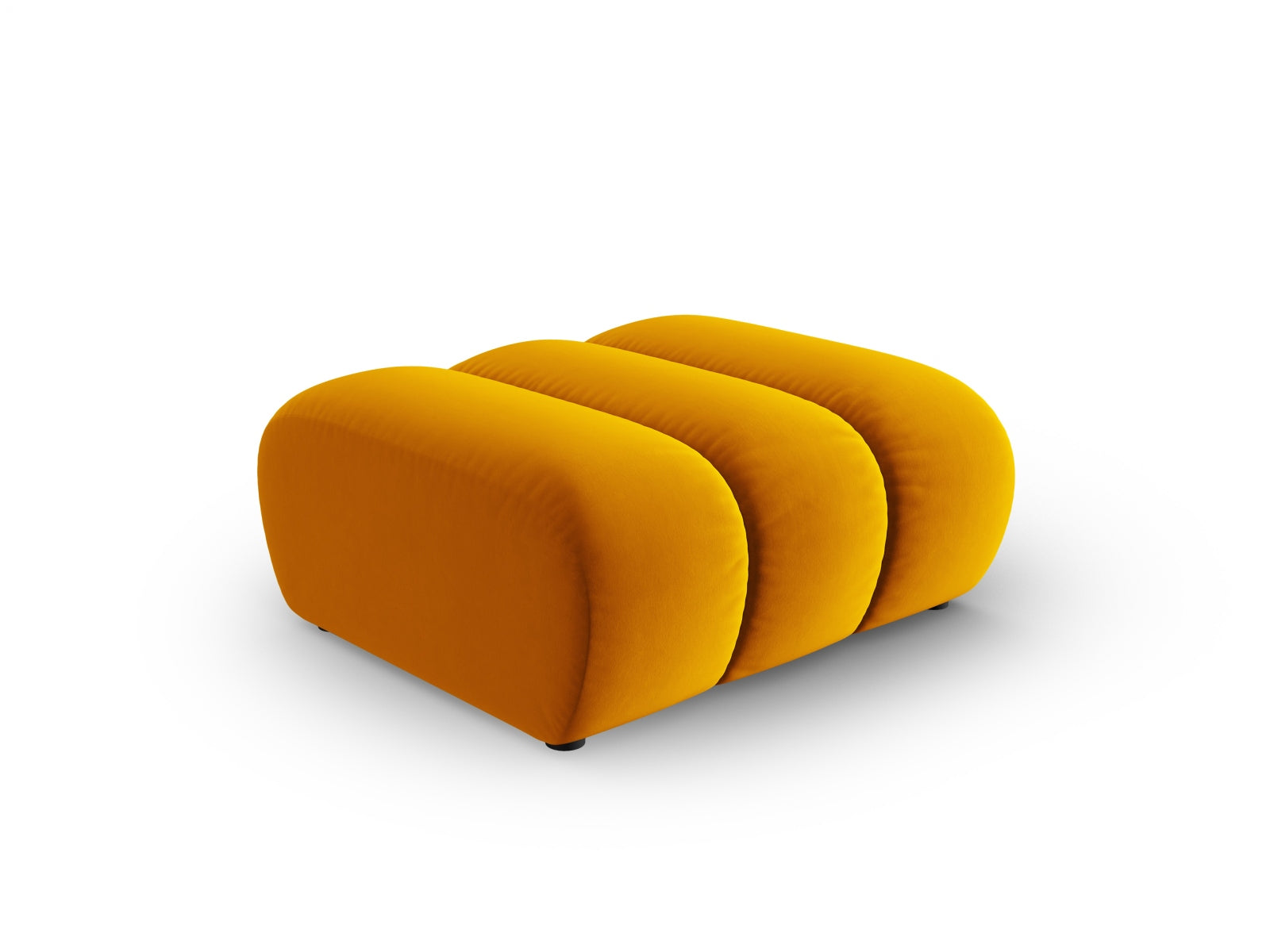 Lupine Velour Pouf 1 Sitz in Yellow präsentiert im Onlineshop von KAQTU Design AG. Pouf ist von Micadoni
