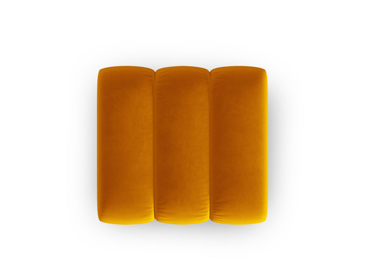 Lupine Velour Pouf 1 Sitz in Yellow-Salvador präsentiert im Onlineshop von KAQTU Design AG. Pouf ist von Micadoni