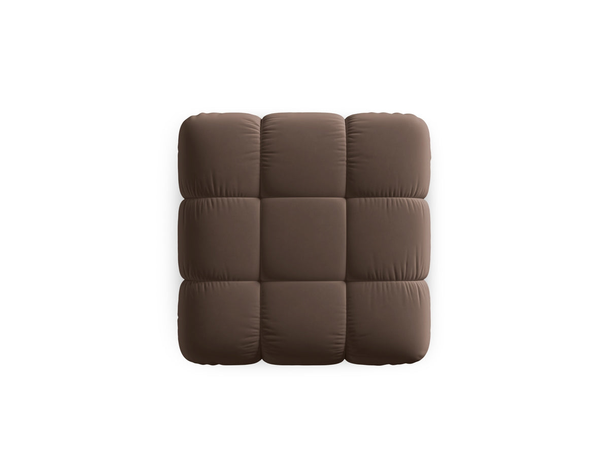 Bellis Velour Pouf 1 Sitz 94cm in Dark Brown-Bluvel präsentiert im Onlineshop von KAQTU Design AG. Pouf ist von Micadoni