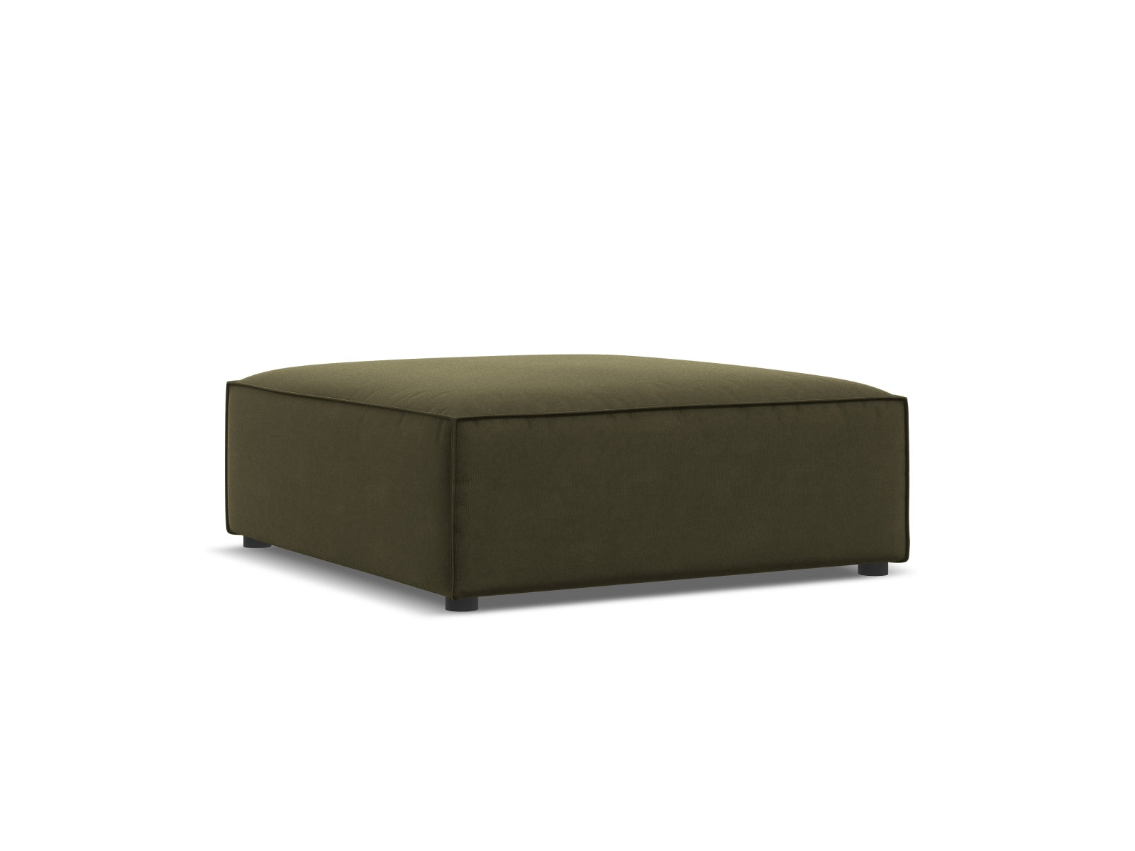 Entdecken Sie den stilvollen Jodie Velour Pouf 1 Sitz von Micadoni – ein elegantes Möbelstück für Komfort und vielseitige Nutzung in jedem Raum.