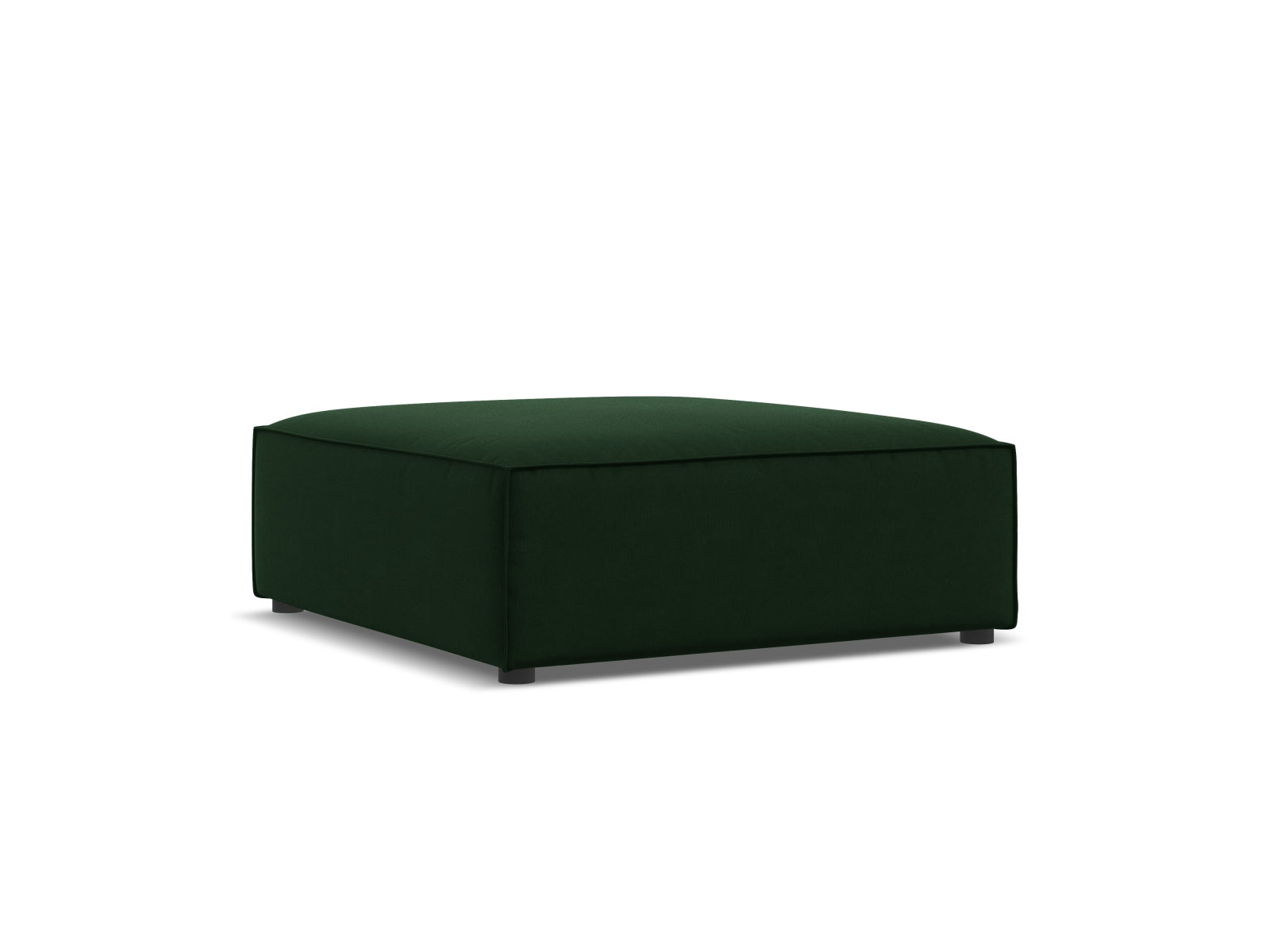 Entdecken Sie den stilvollen Jodie Velour Pouf 1 Sitz von Micadoni – ein elegantes Möbelstück für Komfort und vielseitige Nutzung in jedem Raum.