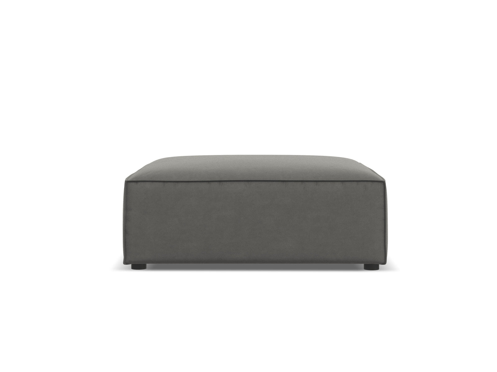 Jodie Velour Pouf 1 Sitz in Light Grey präsentiert im Onlineshop von KAQTU Design AG. Pouf ist von Micadoni