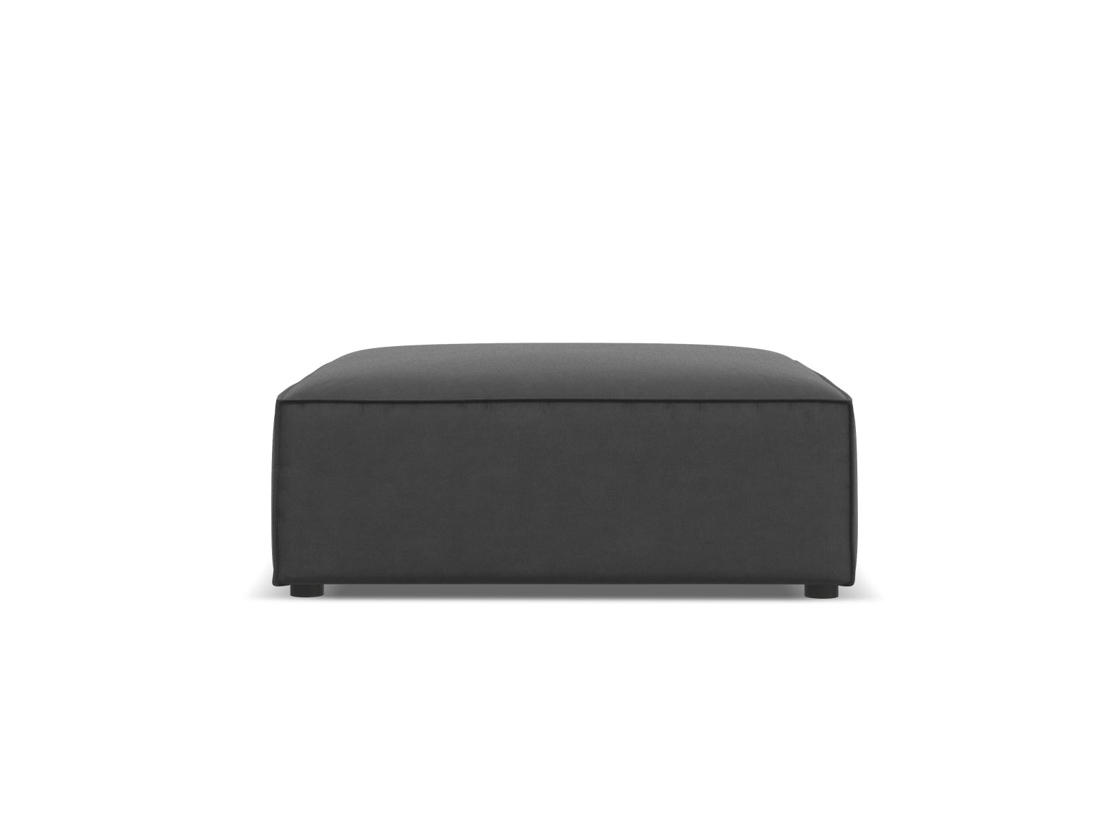 Jodie Velour Pouf 1 Sitz in Grey-Bluvel präsentiert im Onlineshop von KAQTU Design AG. Pouf ist von Micadoni