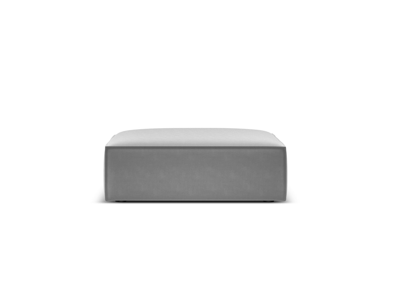 Kaelle Velour Pouf 1 Sitz in Grey-Bluvel präsentiert im Onlineshop von KAQTU Design AG. Pouf ist von Micadoni