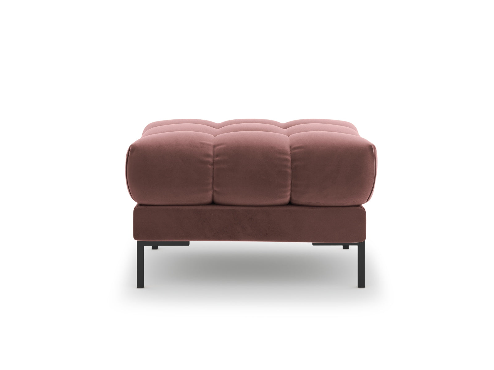 Eleganter Mamaia Velour Pouf in sanften Farbtönen, perfekt für stilvolle Akzente und komfortable Sitzmöglichkeiten in jedem Raum.