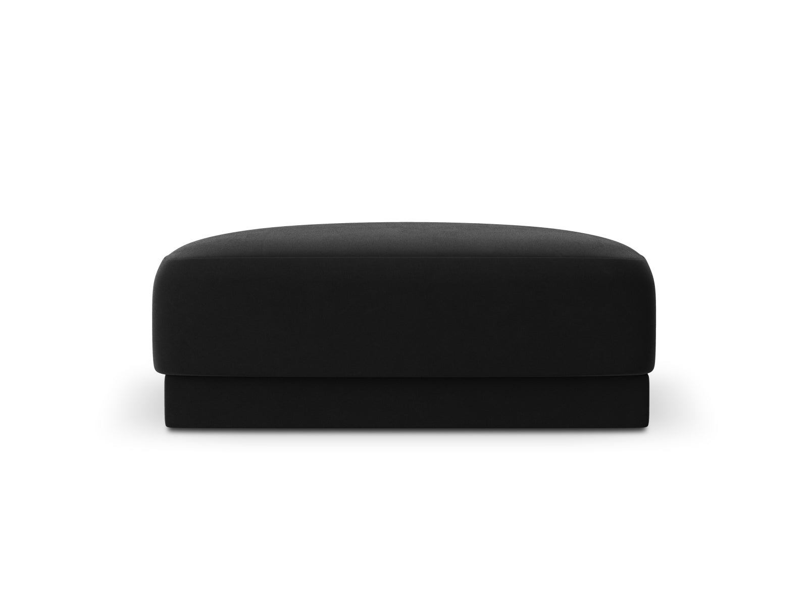 Miley Velour Pouf 1 Sitz in Black-Bluvel präsentiert im Onlineshop von KAQTU Design AG. Pouf ist von Micadoni