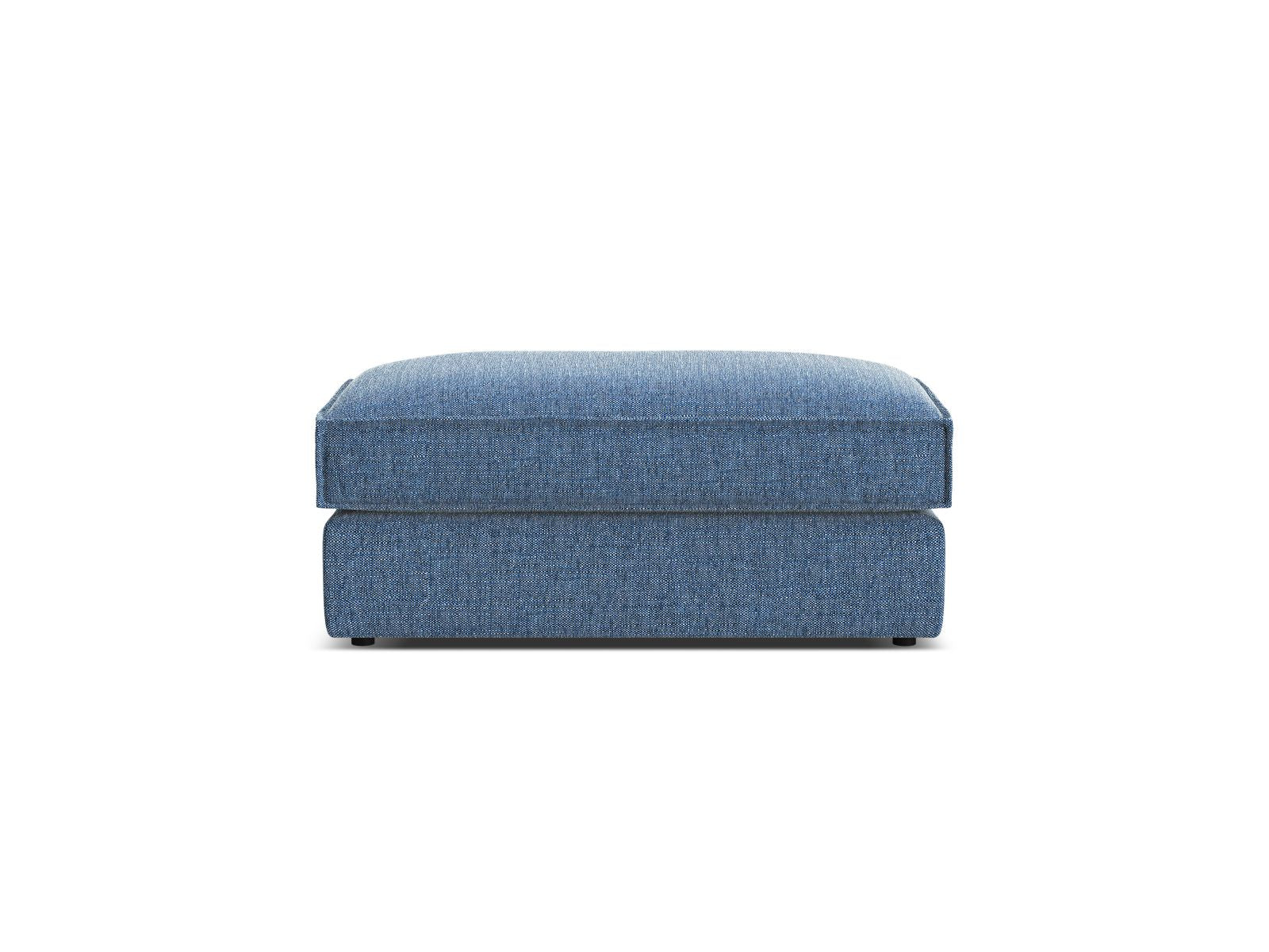 Stylischer 1-Sitzer Pouf Pola in strahlendem Blau, ideal für entspannte Sitzgelegenheiten und moderne Wohnräume. Hochwertige Qualität von Micadoni.