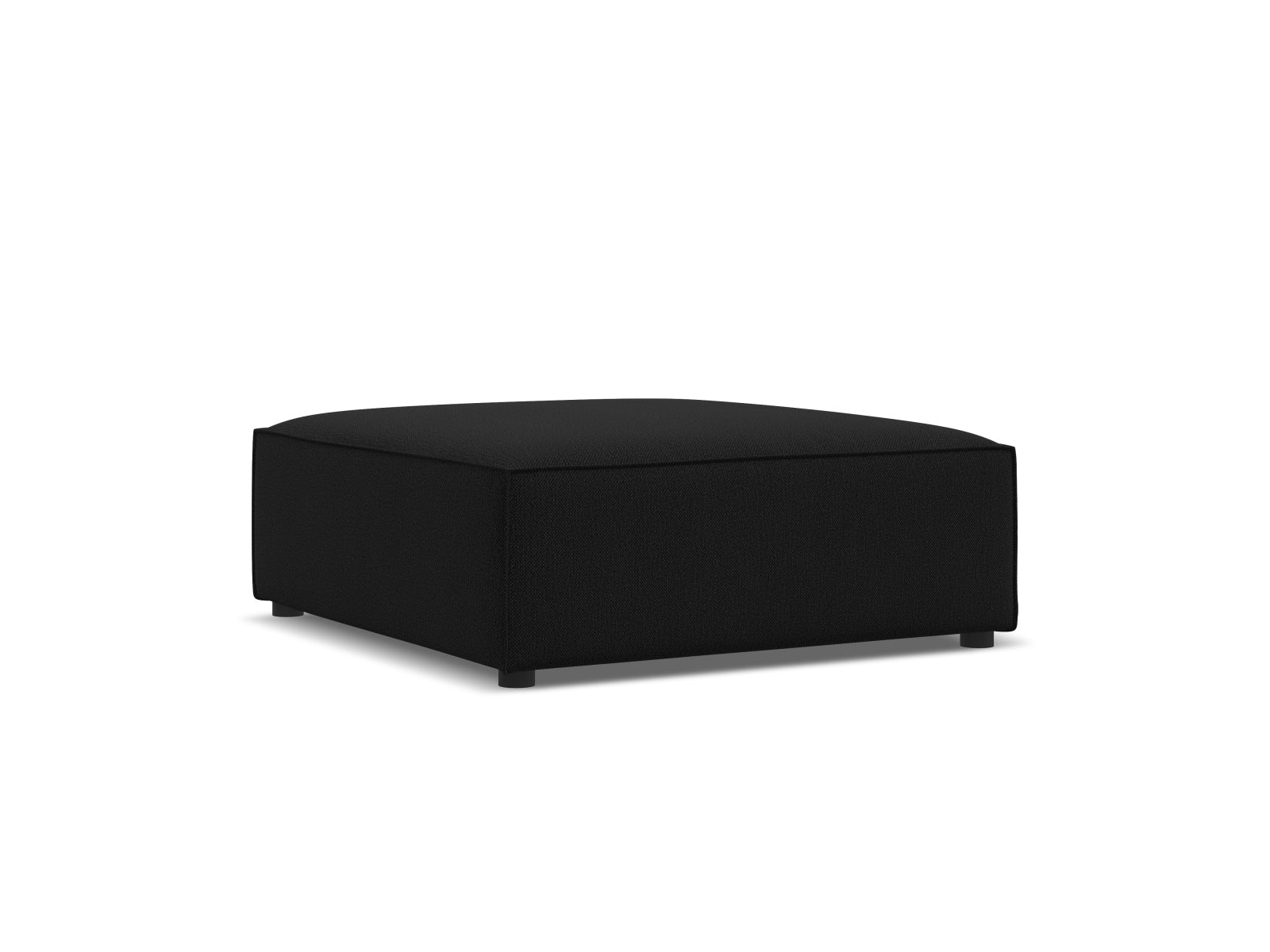 Jodie Pouf 1 Sitz in Black-Megan präsentiert im Onlineshop von KAQTU Design AG. Pouf ist von Micadoni
