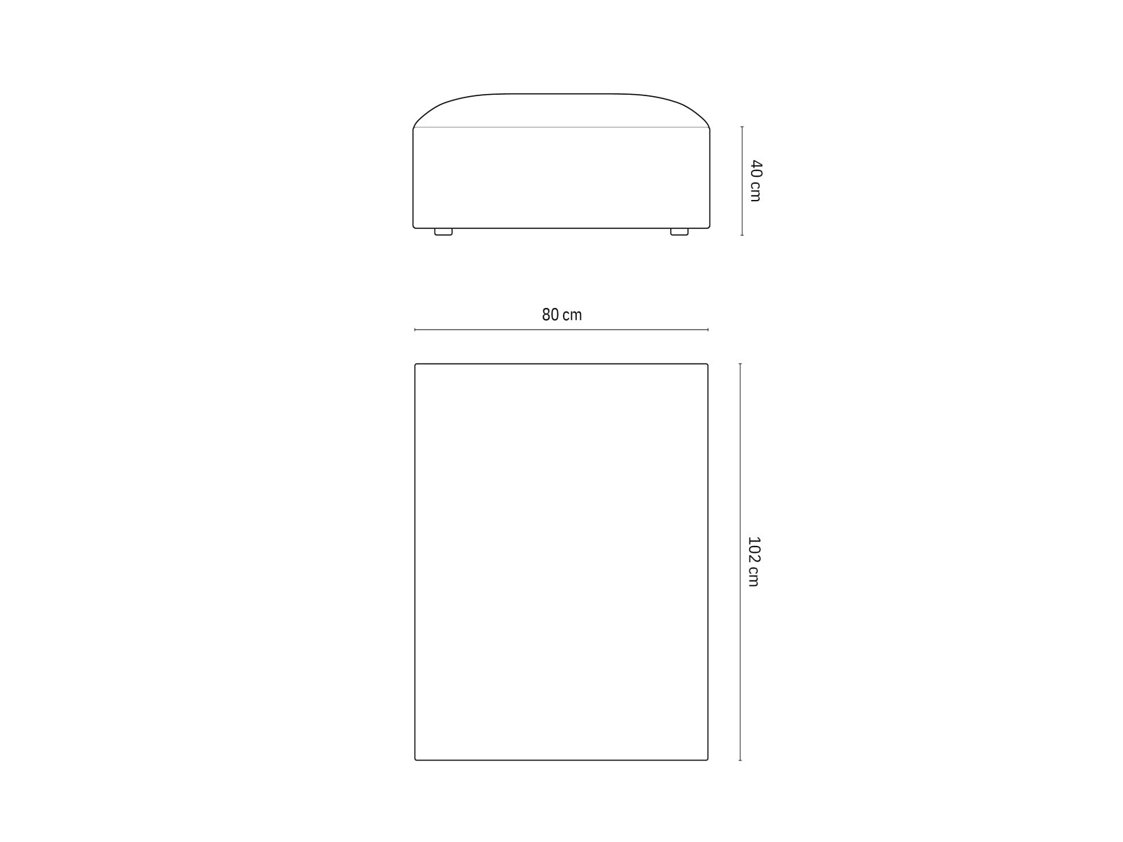 Entdecken Sie den stilvollen Jodie Pouf 1 Sitz von Micadoni – vielseitig, bequem und perfekt für Ihr modernes Zuhause.