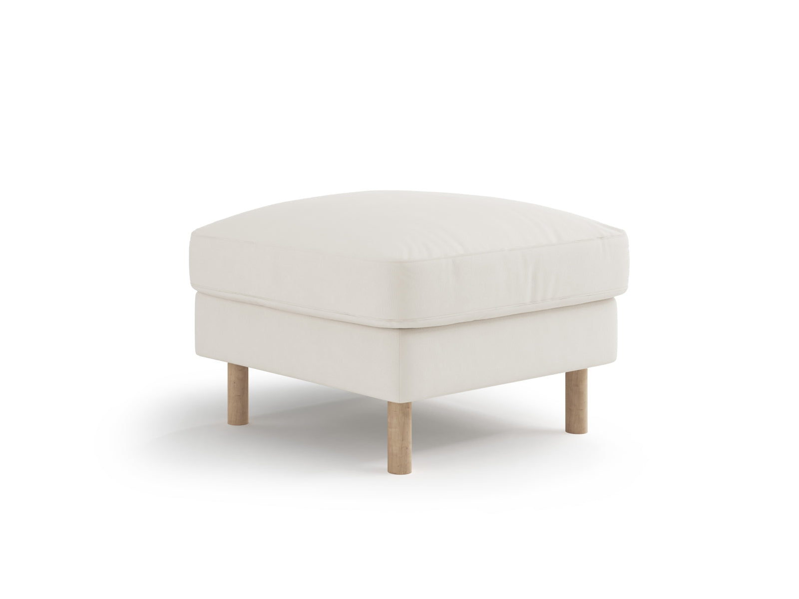 Entdecken Sie den Eden Velour Pouf 1 Sitzer von Micadoni: Luxuriöses Velours, modernes Design und optimaler Komfort für Ihr Zuhause.