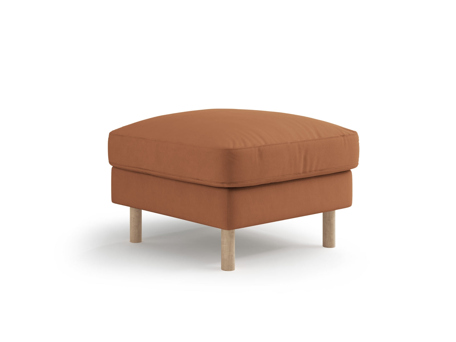 Entdecken Sie den Eden Velour Pouf 1 Sitzer von Micadoni: Hochwertiges Velours, modernes Design und optimaler Komfort für Ihr Zuhause.
