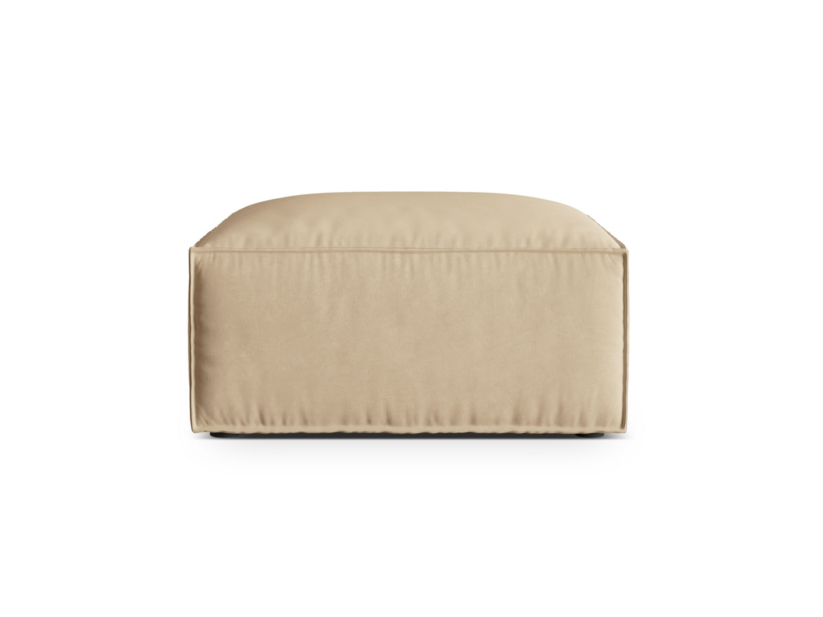 Nuria Velour Pouf 1 Sitzer in Nude-Paris präsentiert im Onlineshop von KAQTU Design AG. Modulares Sofa ist von Micadoni