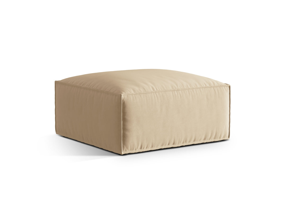 Nuria Velour Pouf 1 Sitzer in Nude-Paris präsentiert im Onlineshop von KAQTU Design AG. Modulares Sofa ist von Micadoni