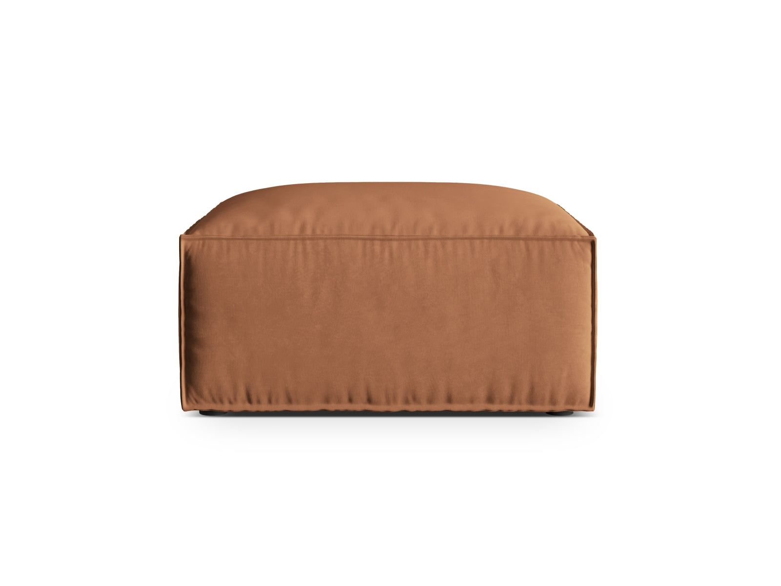 Nuria Velour Pouf 1 Sitzer in Honey präsentiert im Onlineshop von KAQTU Design AG. Modulares Sofa ist von Micadoni