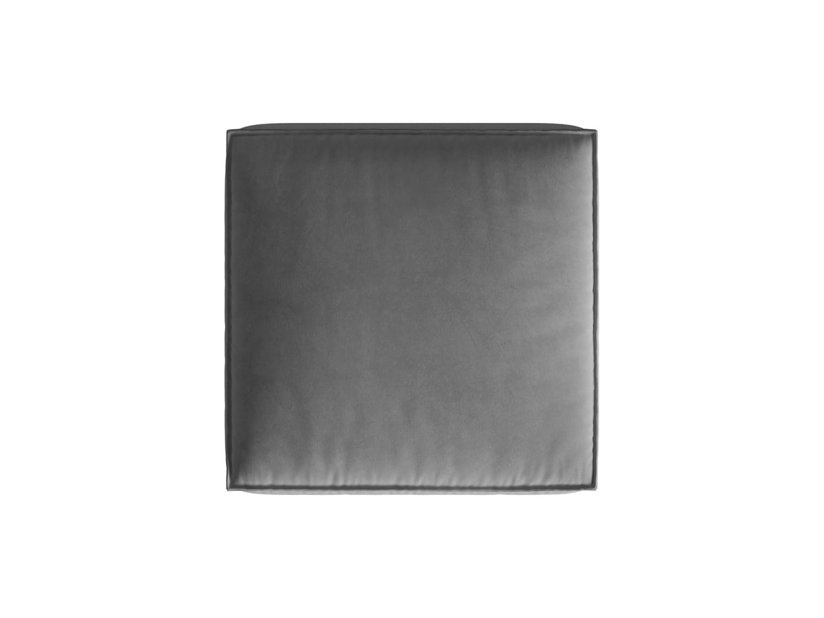 Nuria Velour Pouf 1 Sitzer in Grey-Paris präsentiert im Onlineshop von KAQTU Design AG. Modulares Sofa ist von Micadoni