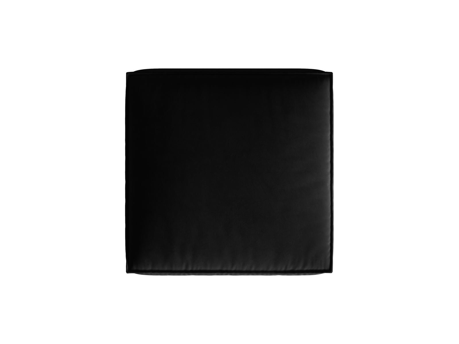 Schwarzer Nuria Velour Pouf von Micadoni, perfekt als einzelner Sitzplatz oder als Teil eines modularen Sofas. Modern und funktional.