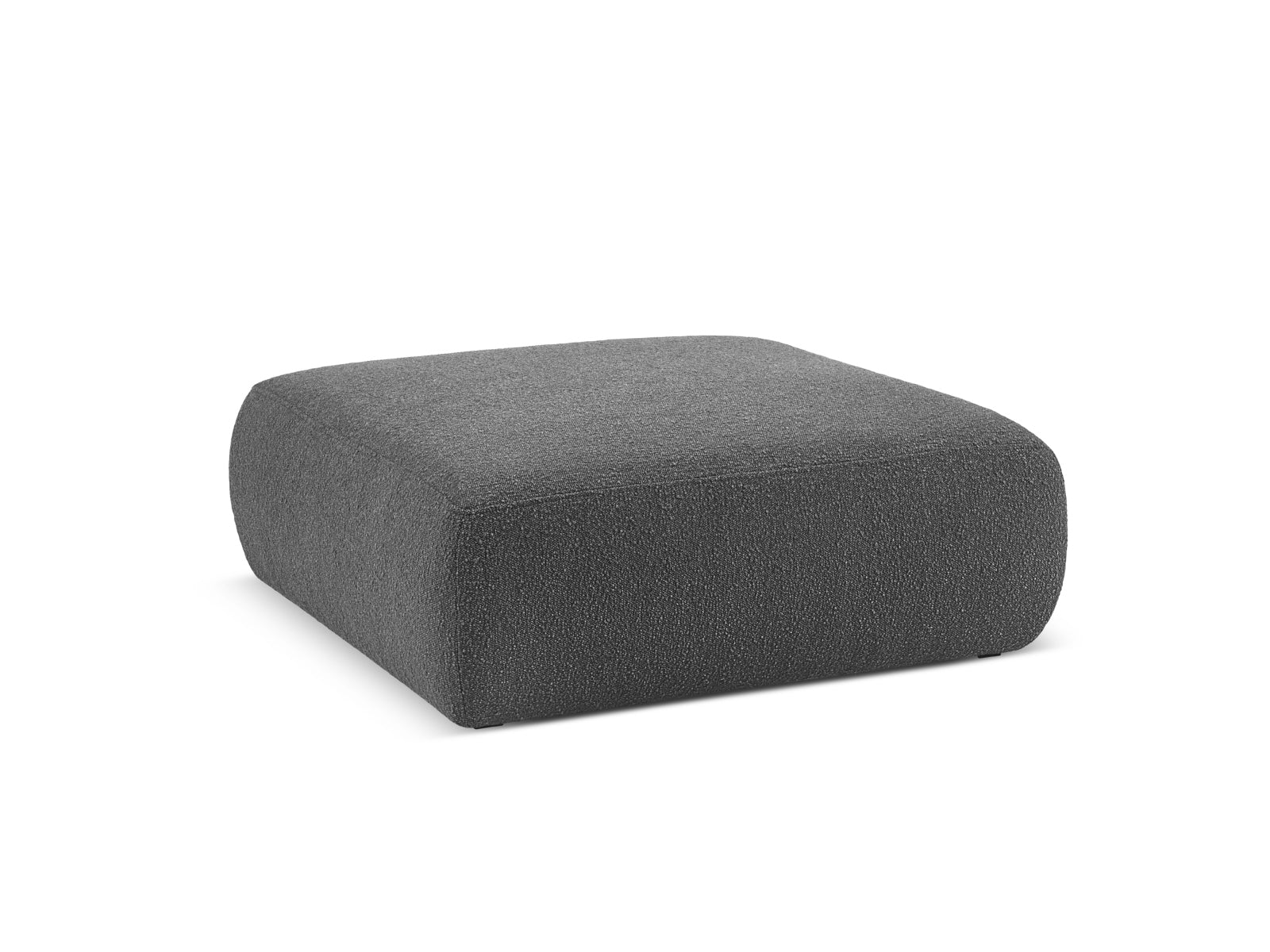 Entdecken Sie den eleganten Molino Boucle Pouf 1 Sitz von Micadoni – ein stilvolles Möbelstück, das Komfort und Design vereint.