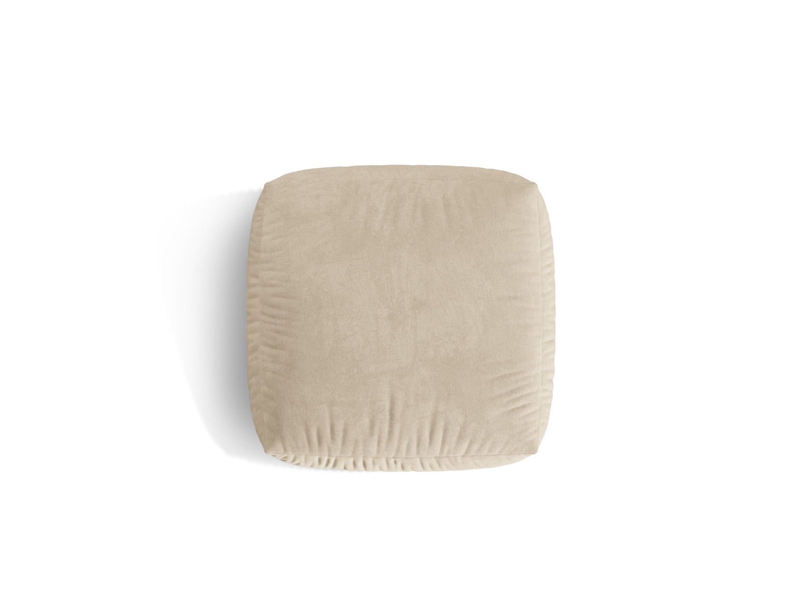 Moderner Martina Pouf Large in sanftem Beige, perfekt für entspannte Momente und als dekoratives Element in jedem Raum.