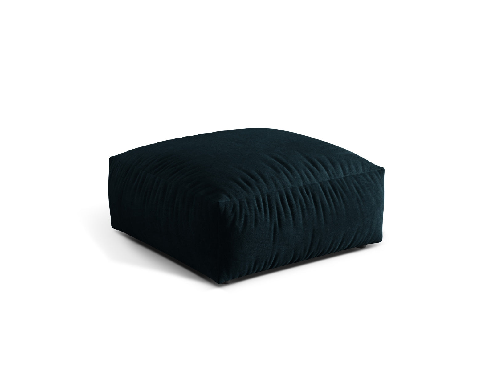 Eleganter Martina Pouf Large in tiefem Petrol, ideal für stilvolle Akzente in jedem Raum. Hochwertige Verarbeitung von Micadoni.