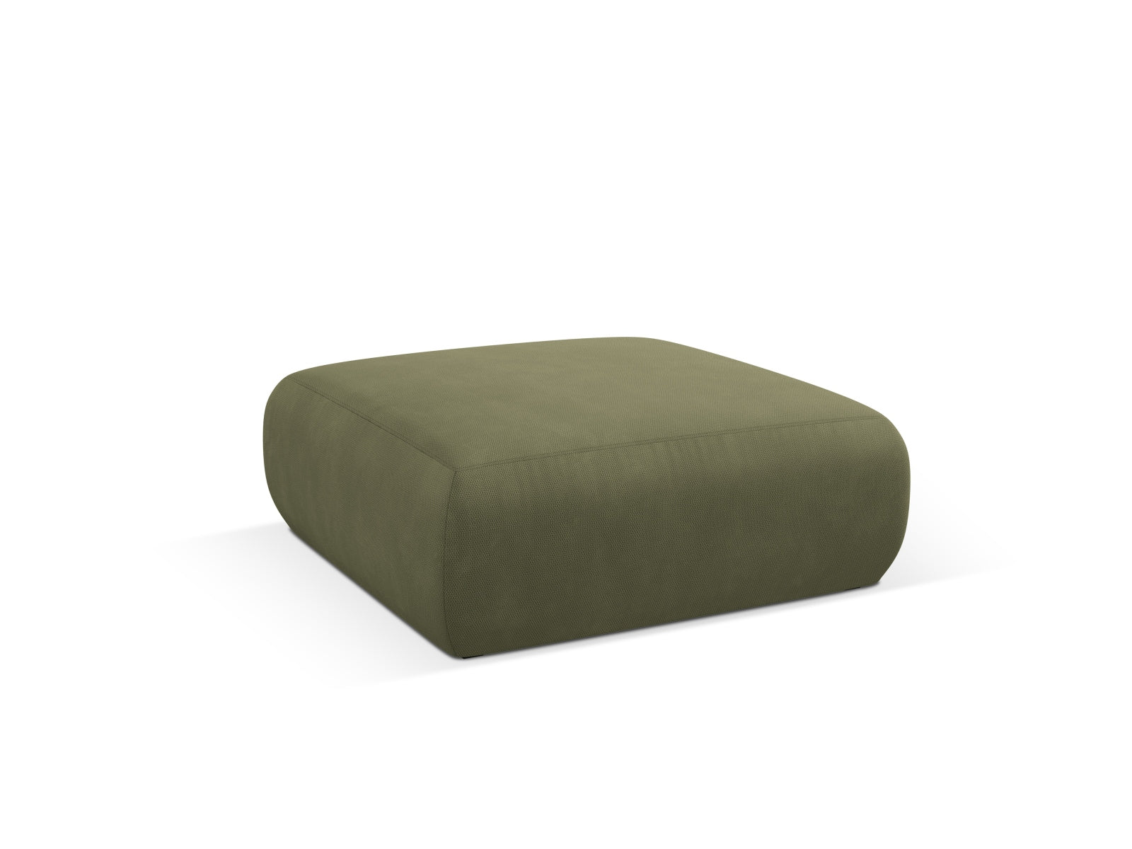 Stilvoller Molino Pouf in sanftem Mintgrün, ideal für gemütliche Stunden und als dekoratives Element in jedem Raum.