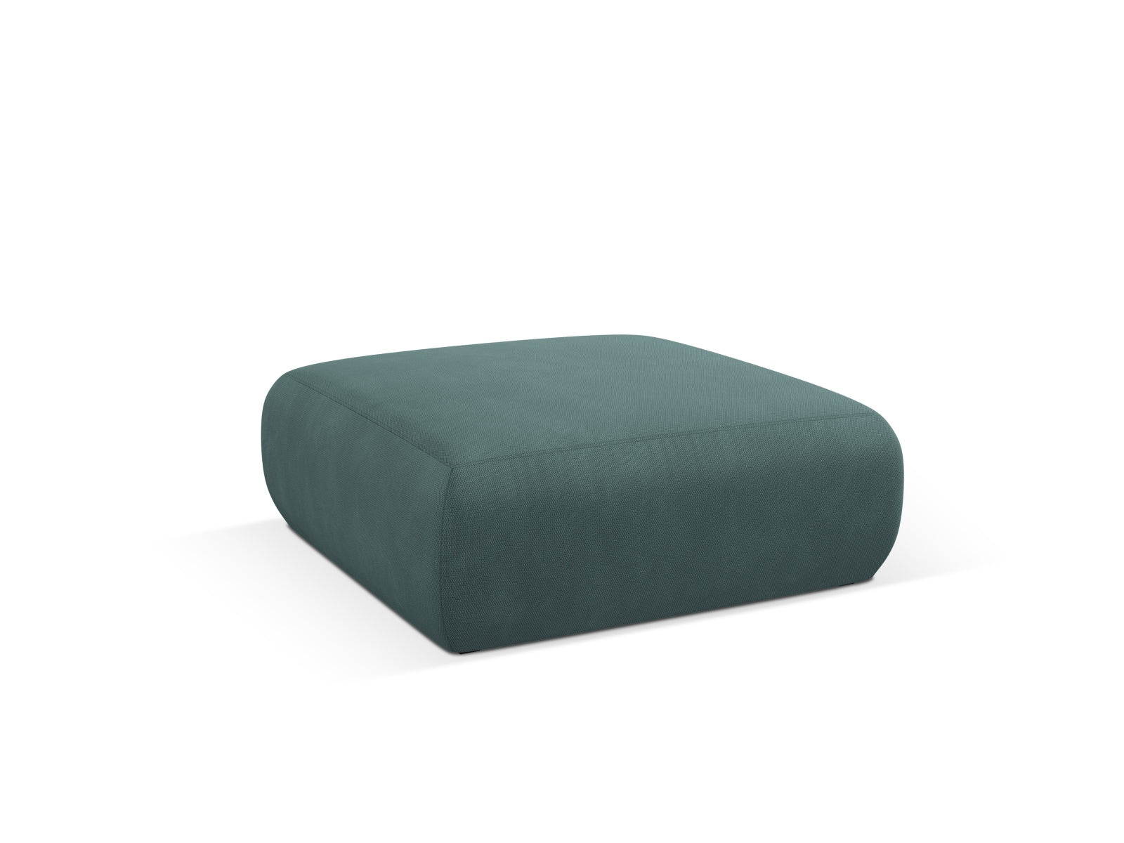 Stilvoller Molino Pouf in zartem Sea Green, ideal für gemütliche Sitzgelegenheiten und moderne Wohnräume.