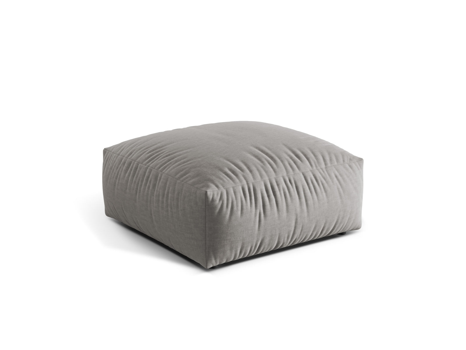 Martina Pouf Large 1 Sitz in Light Grey-Boston präsentiert im Onlineshop von KAQTU Design AG. Pouf ist von Micadoni